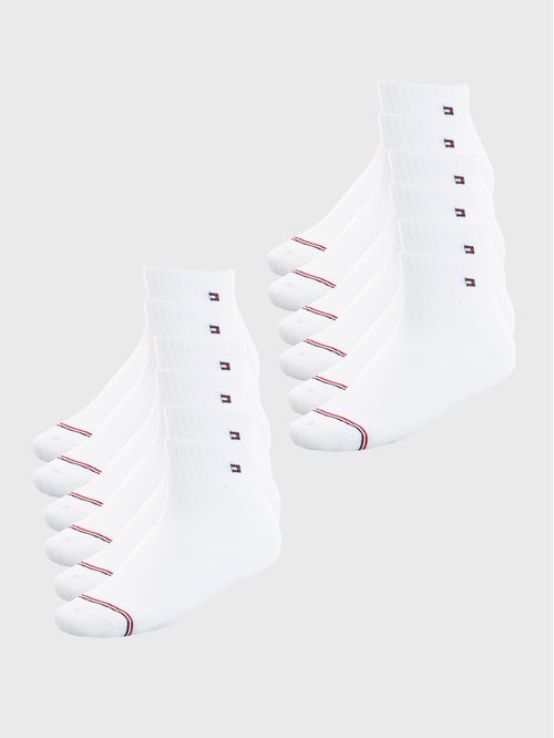 PAQUETE DE 6 PARES DE MEDIAS CON LOGO BORDADO