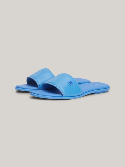 SANDALIAS TONALES DE CUERO TH MONOGRAM