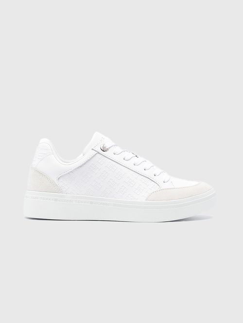 DEPORTIVOS DE CUERO MIXTO TH MONOGRAM