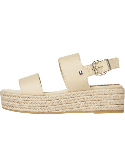 SANDALIAS ESTILO ALPARGATA CON CUÑA DE CUERDA