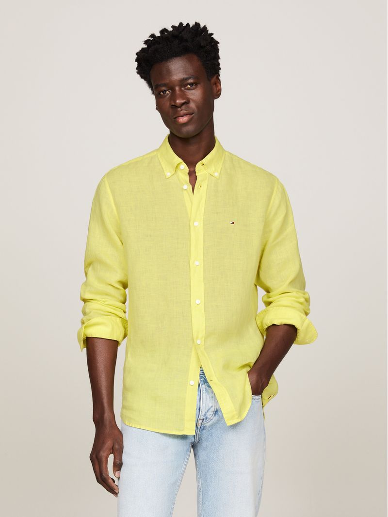 Camisas de lino tommy hilfiger hotsell