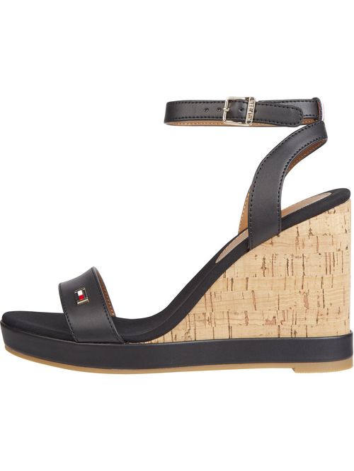 SANDALIAS CON CUÑA ALTA