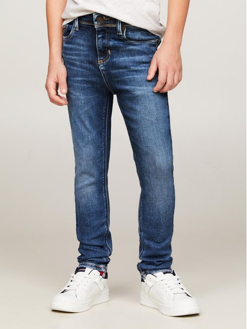 JEANS SCANTON Y AJUSTADOS CON LAVADO OSCURO (NIÑOS)