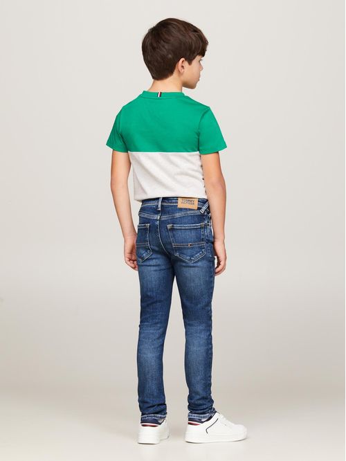 JEANS SCANTON Y AJUSTADOS CON LAVADO OSCURO (NIÑOS)
