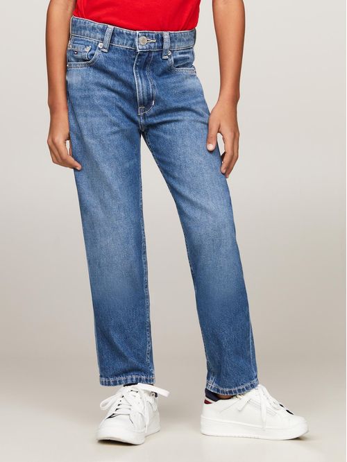 JEANS SKATER AMPLIOS CON EFECTO DESTEÑIDO (NIÑOS)