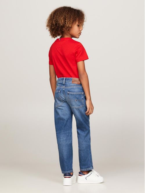 JEANS SKATER AMPLIOS CON EFECTO DESTEÑIDO (NIÑOS)