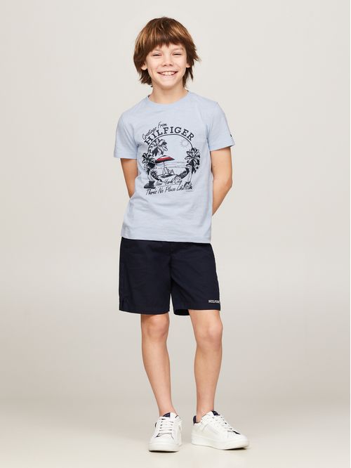 CAMISETA DE CUELLO REDONDO CON GRÁFICO (NIÑOS)