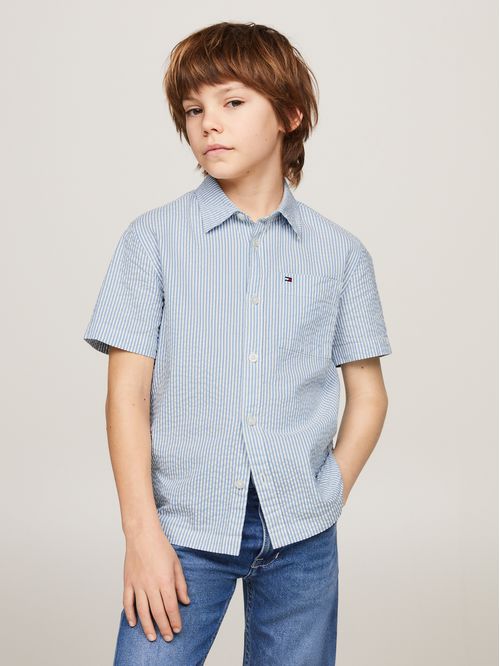CAMISA DE MANGA CORTA MIL RAYAS (NIÑOS)
