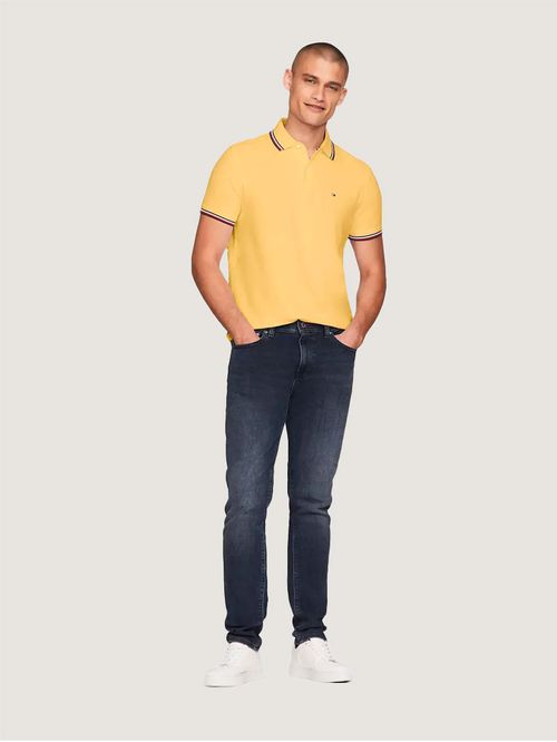 POLO RIBETEADO COLECCIÓN 1985 DE CORTE SLIM