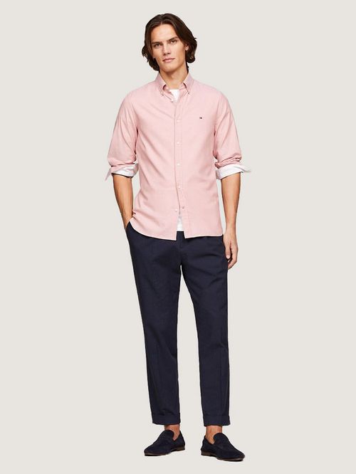 CAMISA SLIM EN DOBBY TH FLEX