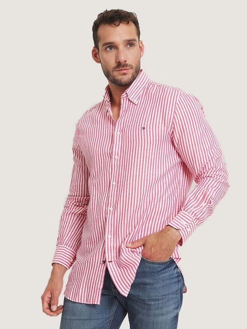CAMISA DE RAYAS CON LOGO