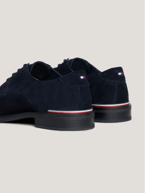 ZAPATOS DERBY DE PIEL ANTE CON CORDONES