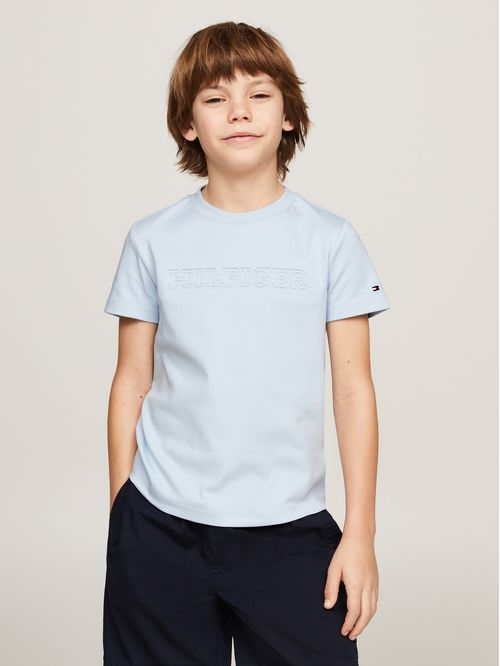CAMISETA CON MONOTIPO HILFIGER (NIÑOS)