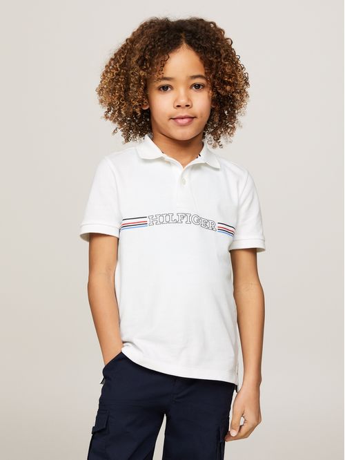 POLO DE RAYAS CON MONOTIPO HILFIGER (NIÑOS)