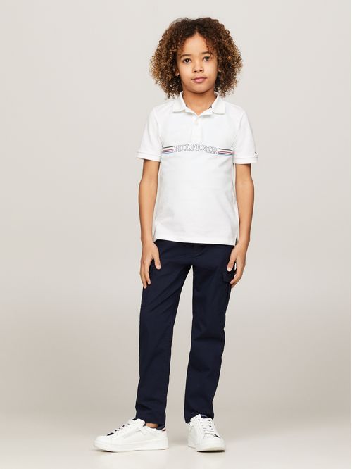 POLO DE RAYAS CON MONOTIPO HILFIGER (NIÑOS)