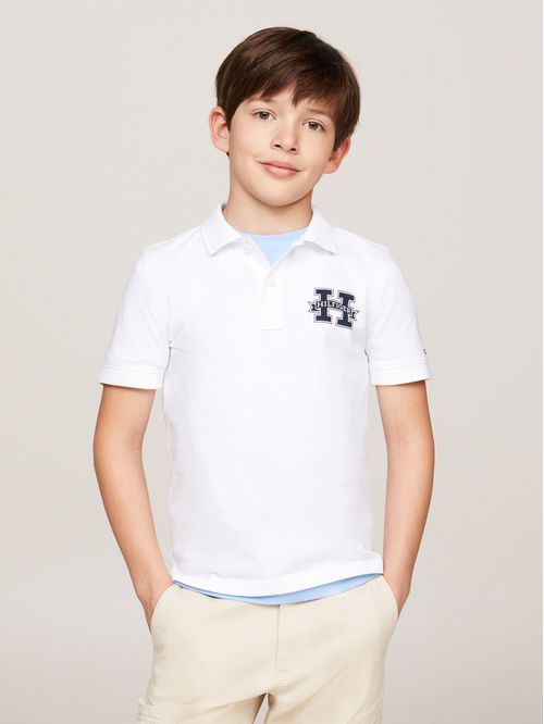 POLO DE CORTE REGULAR CON INICIAL (NIÑOS)