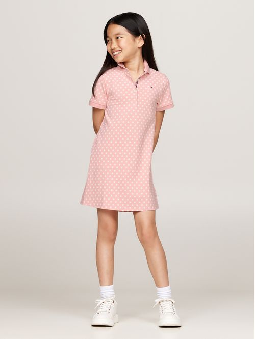 VESTIDO TIPO POLO CON ESTAMPADOS DE ESTRELLAS (NIÑOS)