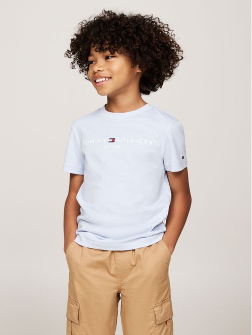 CAMISETA ESSENTIAL DE CUELLO REDONDO CON LOGO (NIÑOS)