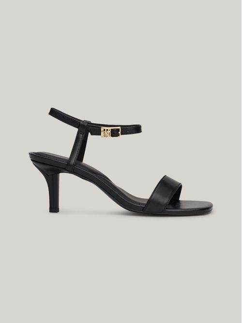 SANDALIAS CON TACÓN KITTEN Y MONOGRAMA TH