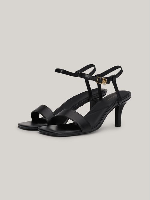 SANDALIAS CON TACÓN KITTEN Y MONOGRAMA TH