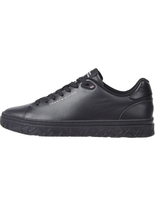 DEPORTIVOS DE TENIS EN CUERO CON MONOGRAMA TH