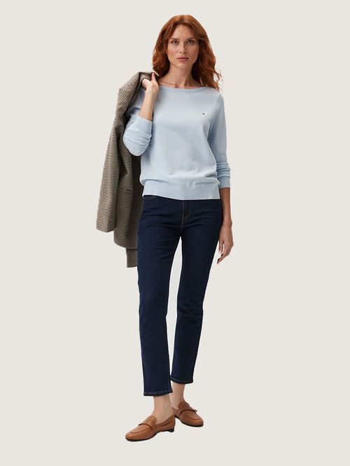 JEANS RECTOS SLIM DE TIRO ALTO
