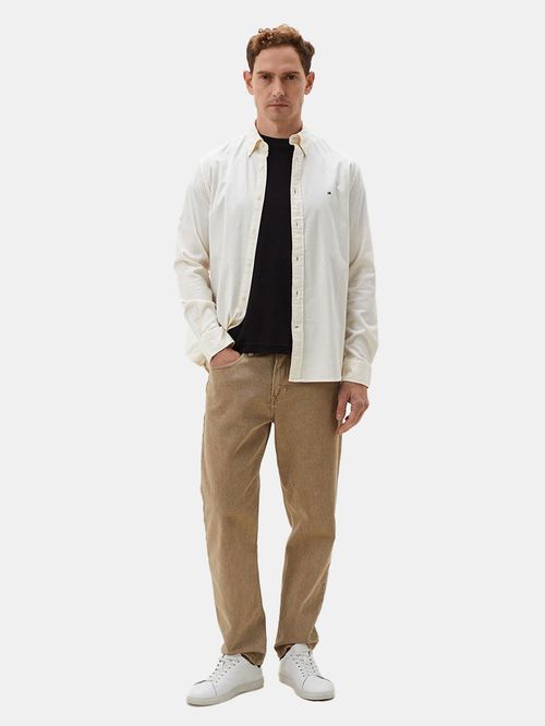 CAMISA REGULAR CON LOGO BORDADO