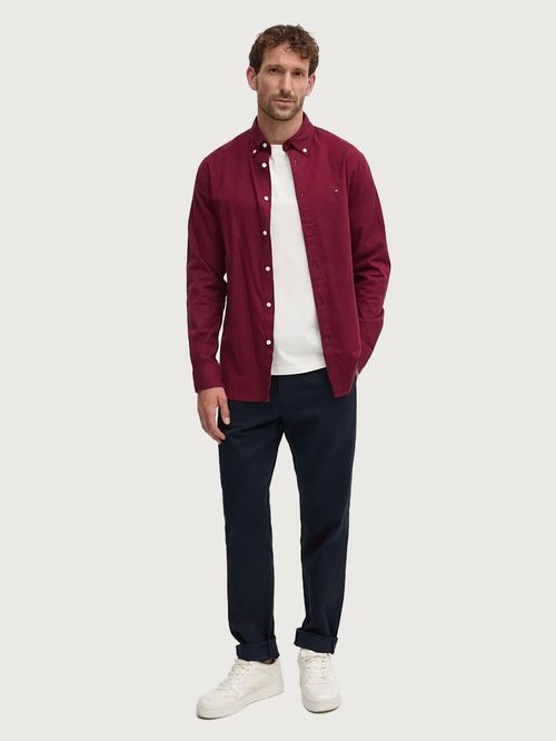 CAMISA REGULAR CON LOGO BORDADO