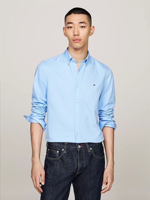 CAMISA REGULAR CON LOGO BORDADO