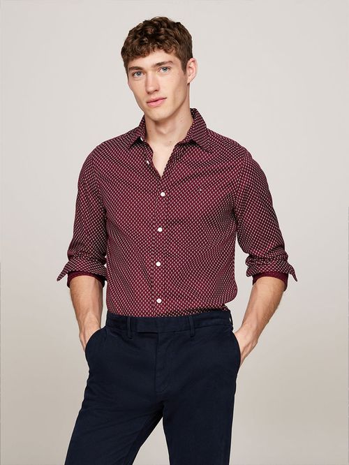 CAMISA ESTAMPADA DE CORTE SLIM