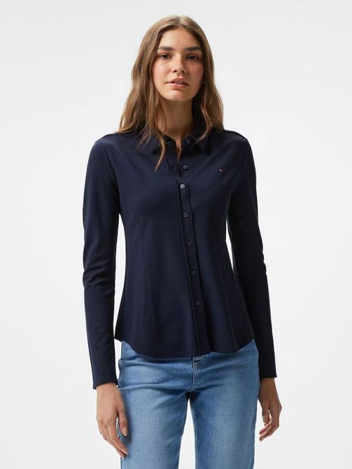 CAMISA SLIM CON ABERTURAS EN LOS PUÑOS