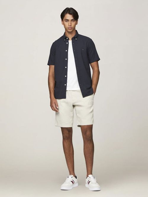 CAMISA SEERSUCKER DE CORTE REGULAR