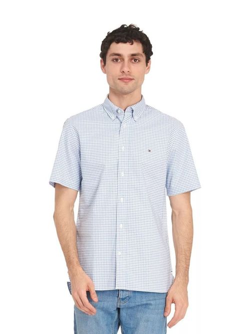 CAMISA OXFORD DE CUADROS GINGHAM