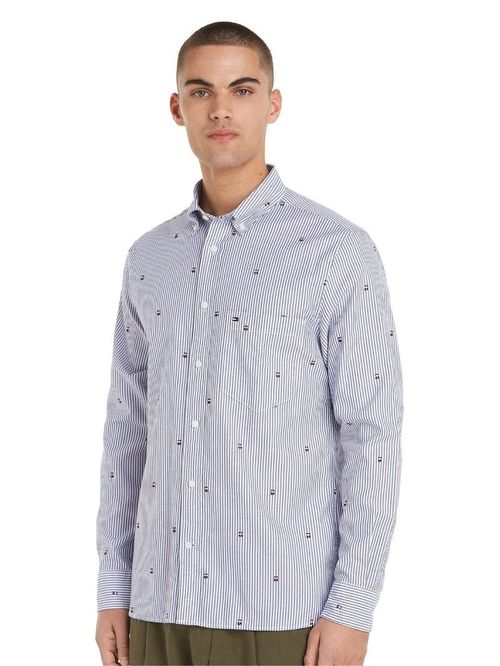 CAMISA GLOBAL STRIPE DE CORTE REGULAR