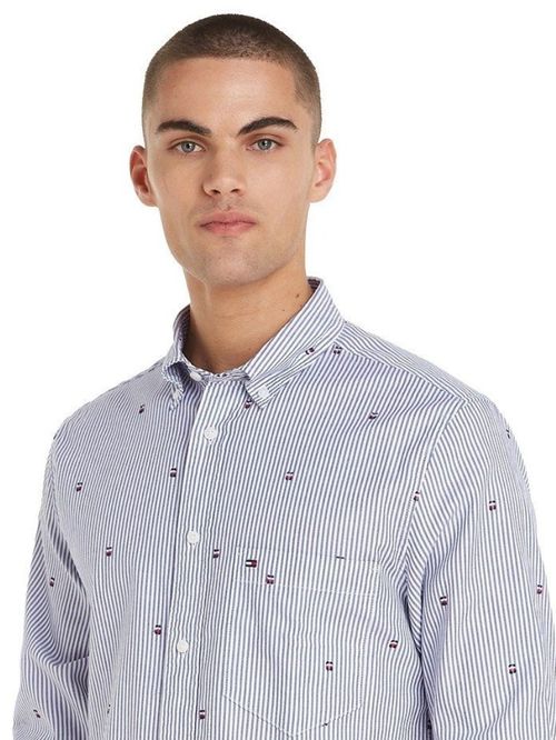 CAMISA GLOBAL STRIPE DE CORTE REGULAR