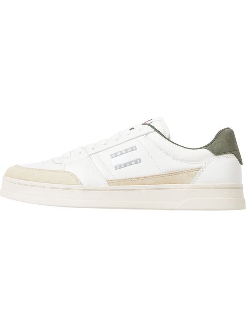 DEPORTIVOS DE CUERO CON LOGO TONAL