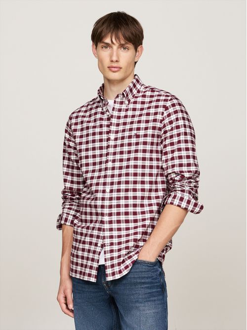 CAMISA OXFORD SLIM DE CUADROS