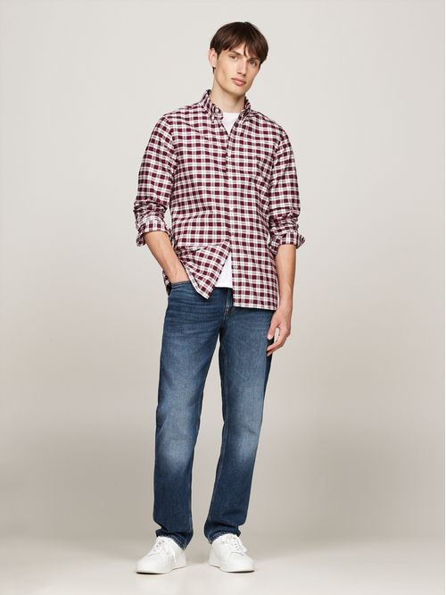 CAMISA OXFORD SLIM DE CUADROS