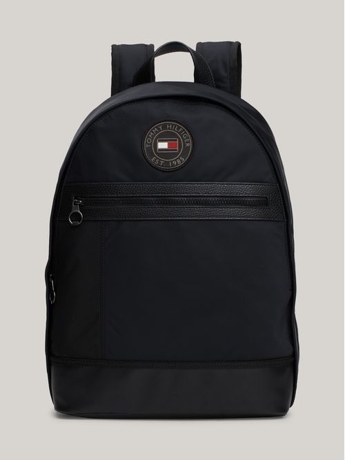 MOCHILA CON MEZCLA DE TEXTURAS