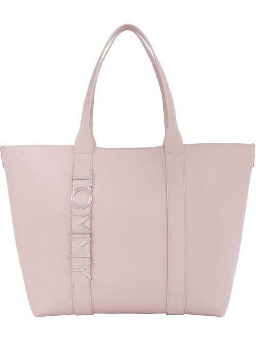 CARTERA TOTE CITY CON LOGO METÁLICO