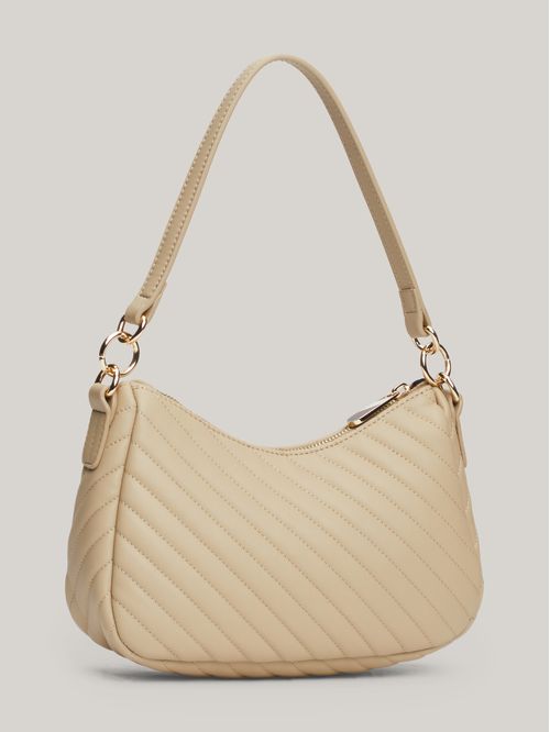 CARTERA DE HOMBRO ACOLCHADA CON MONOGRAMA TH