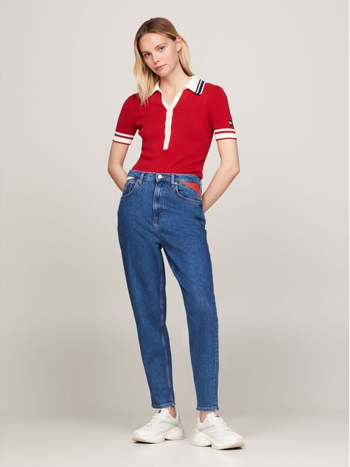 JEANS MOM ICÓNICOS DE TIRO SUPER ALTO