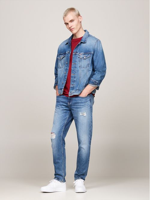 JEANS AUSTIN SLIM ICÓNICO Y EFECTO DESGASTADO