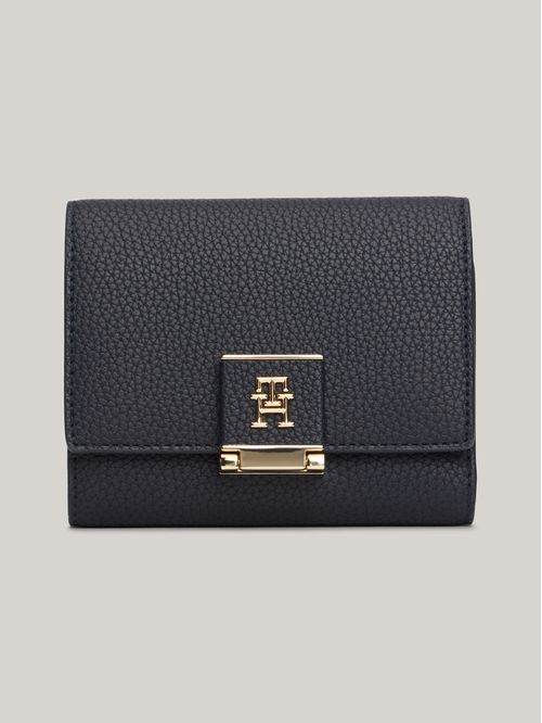 BILLETERA PLEGABLE CON MONOGRAMA TH