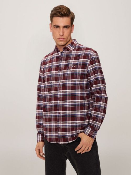 CAMISA DE ALGODÓN OXFORD DE CUADROS