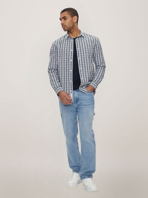 CAMISA DE CORTE REGULAR DE CUADROS