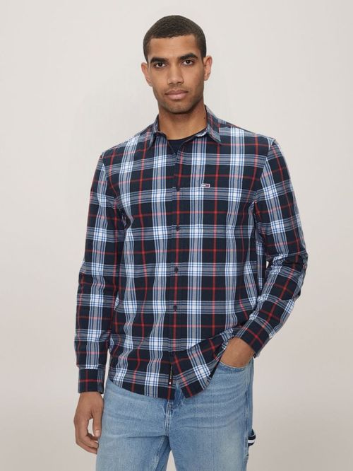 CAMISA DE CORTE REGULAR DE CUADROS