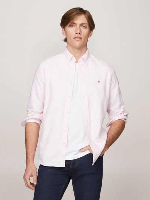CAMISA HERITAGE DE RAYAS CON CORTE REGULAR