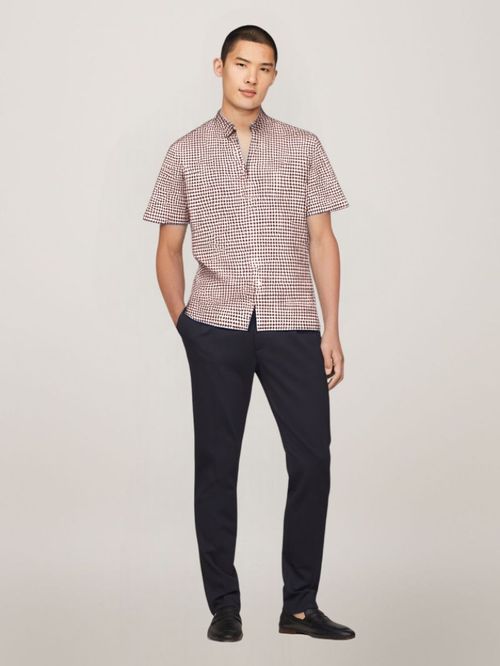 CAMISA OXFORD DE CUADROS GINGHAM