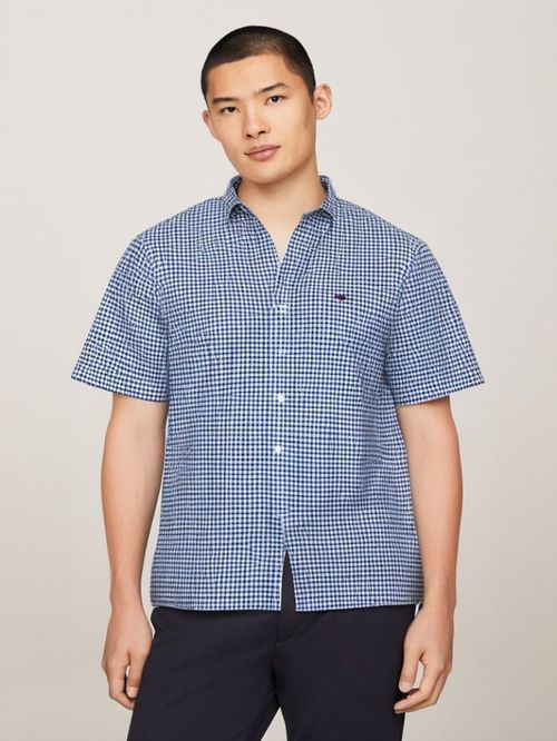 CAMISA OXFORD DE CUADROS GINGHAM